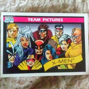 Marvel Comic Trading cards Bundle- Team Pictures- #139, #143, #144, #147